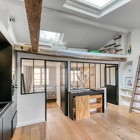 Lägenhet Luxurious Flat - Square Du Temple In